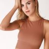 Clothing Forever Yours Lingerie Loungewear Tops | Nikibiki Hi-Neck Crop Top