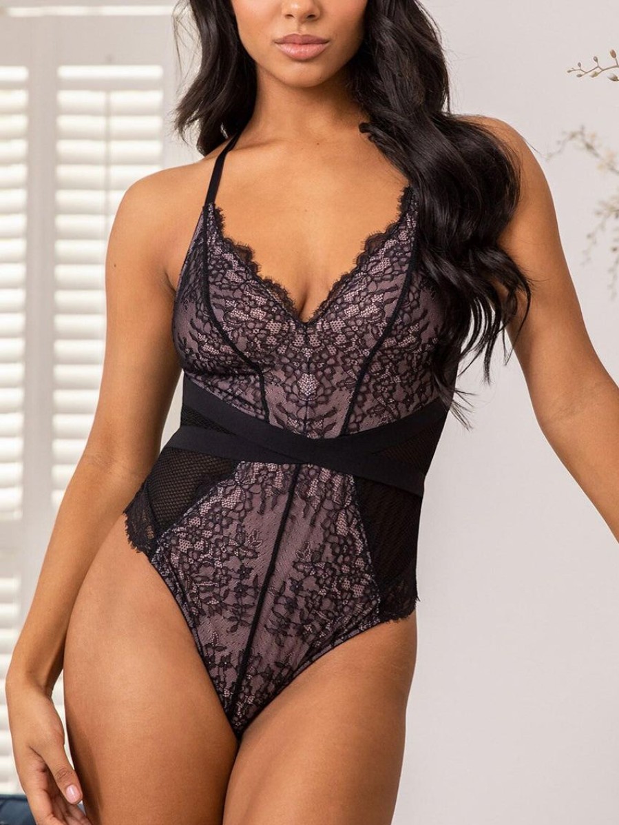 Teddies Forever Yours Lingerie | Pour Moi Dark Romance Thong Bodysuit