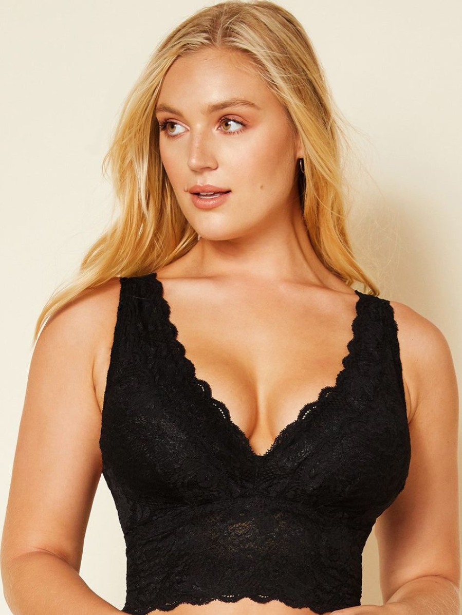 Bras Forever Yours Lingerie Full Bust Bralettes | Cosabella Never Say Never Curvy Plungie Longline Bralette