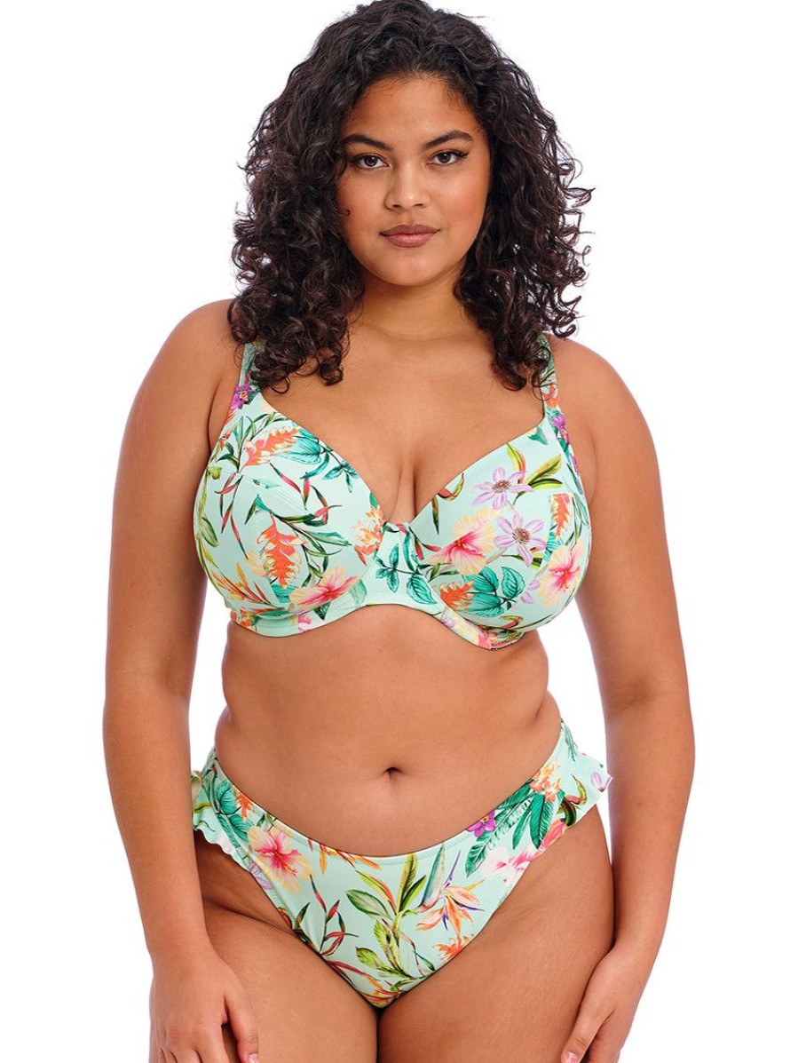 Swim Forever Yours Lingerie Underwire | Elomi Sunshine Cove Plunge Bikini Top