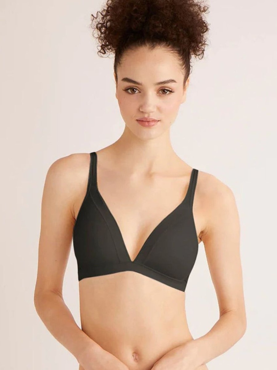 Bras Forever Yours Lingerie Non-Underwire | The Little Bra Company Erika Non Wire Plunge Bra