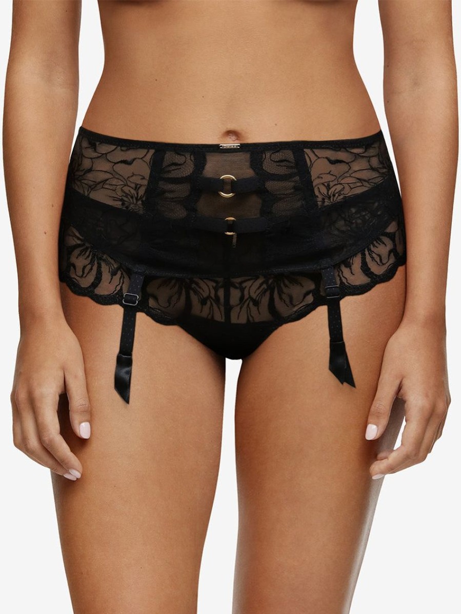 Garterbelts Forever Yours Lingerie | Chantelle Fleurs Garter Belt