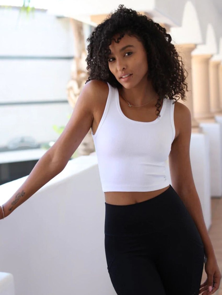 Clothing Forever Yours Lingerie Loungewear Tops | Bra:30 Scoop Back Crop Top