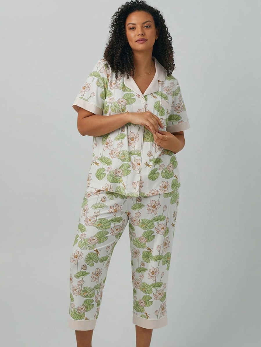 Sleep Forever Yours Lingerie | Bed Head Classic Stretch Jersey Cropped Pj Set