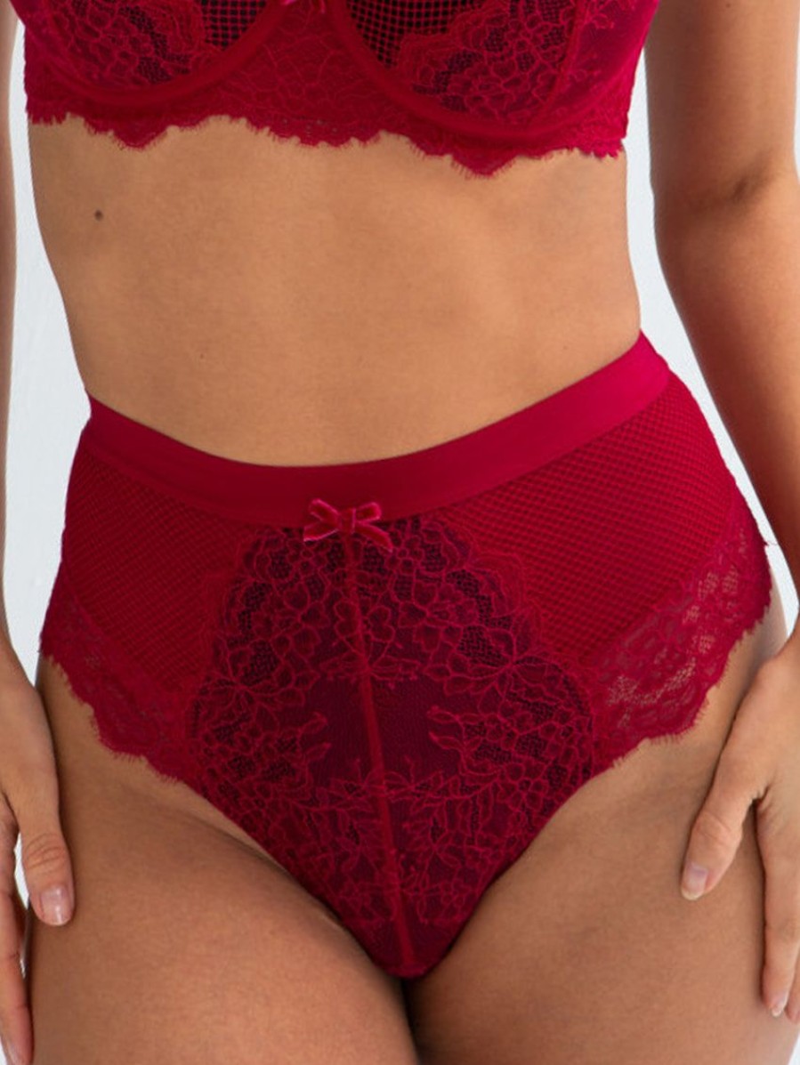 Panties Forever Yours Lingerie | Pour Moi Dark Romance Lace-Up Brief