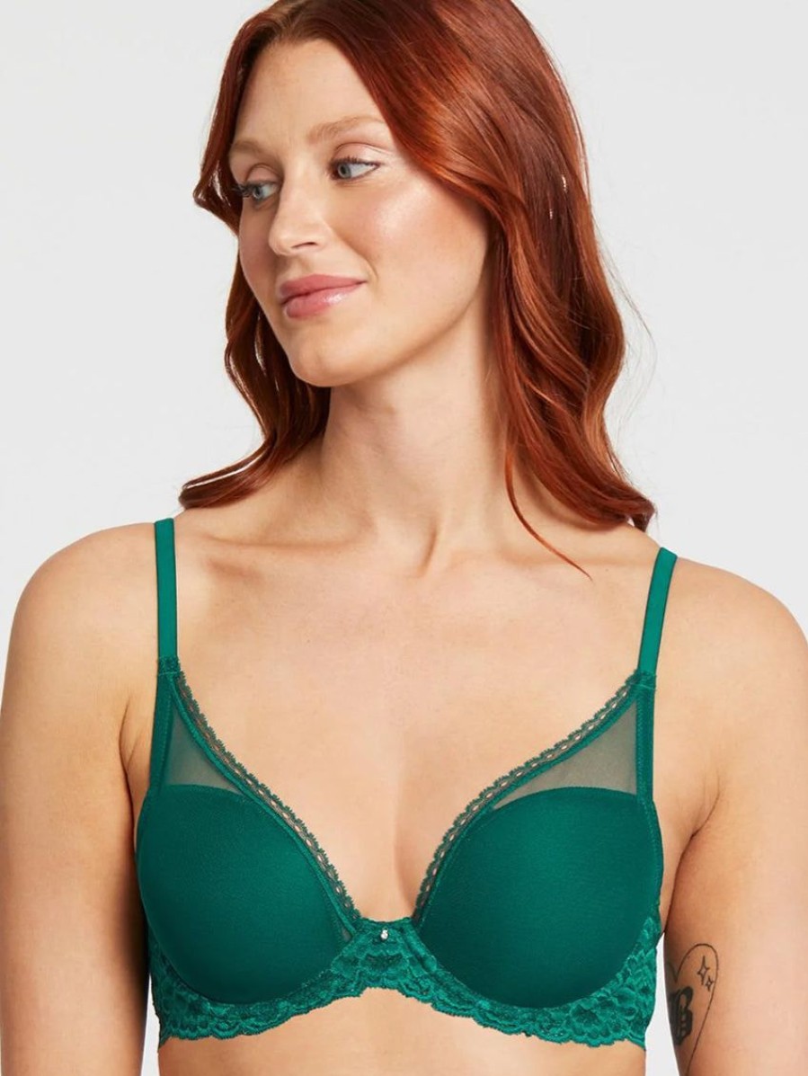 Bras Forever Yours Lingerie Plunge & Push-Up | Montelle Mystique Plunge Bra