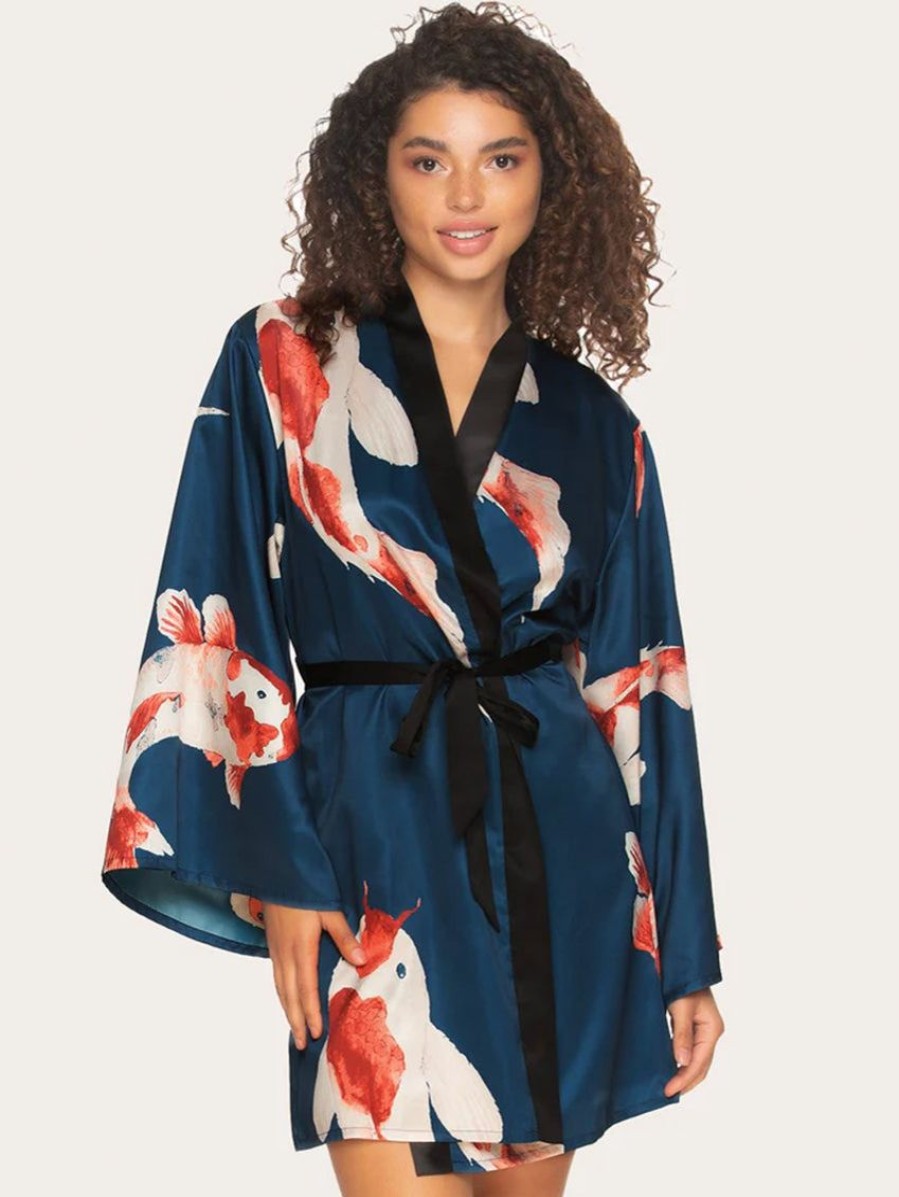 Robes Forever Yours Lingerie | Jezebel Adrienne Satin Robe