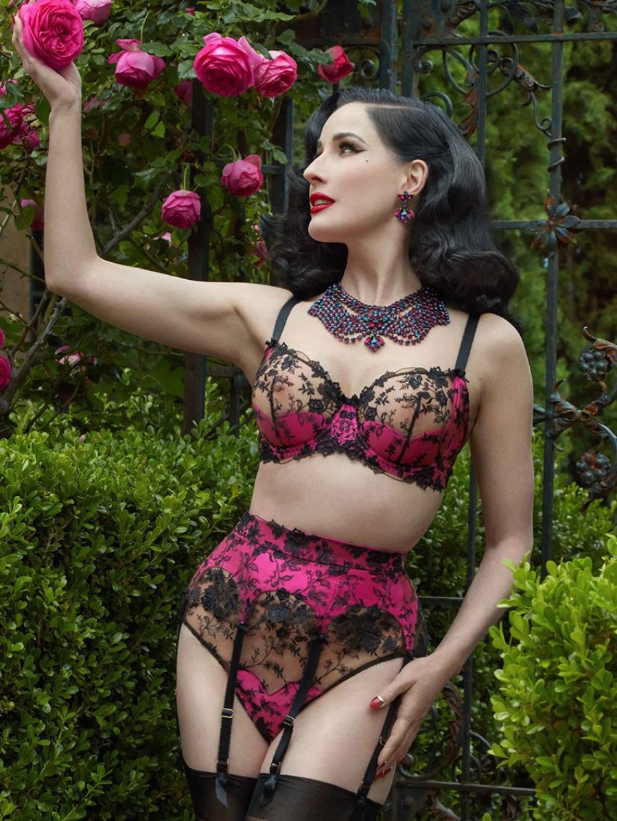 Bras Forever Yours Lingerie Sexy & Lacy | Dita Von Teese Victresse Balconette Bra