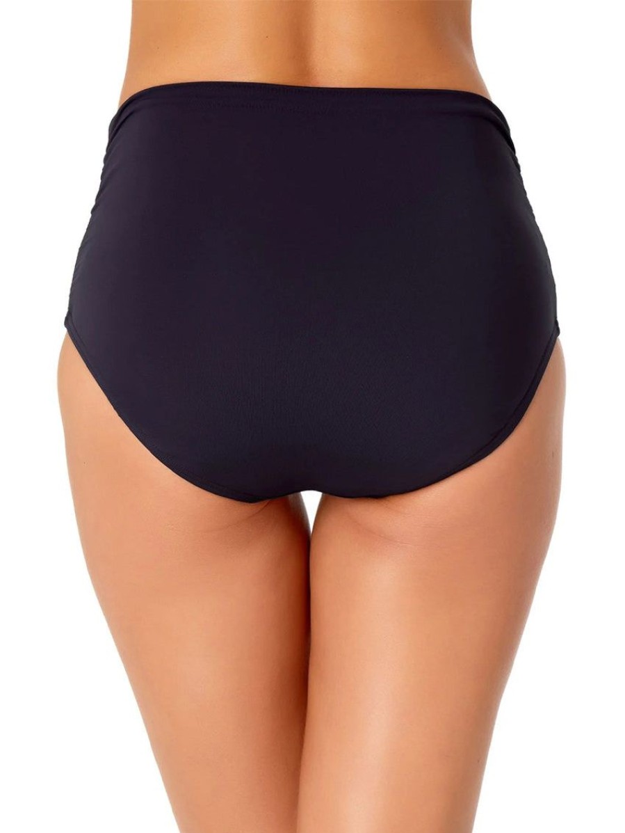 Swim Forever Yours Lingerie Brief | Anne Cole Shirred Hi-Low Swim Bottom