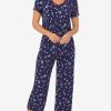 Sleep Forever Yours Lingerie | Cuddl Duds Short Sleeve And Cropped Pants Pj Set