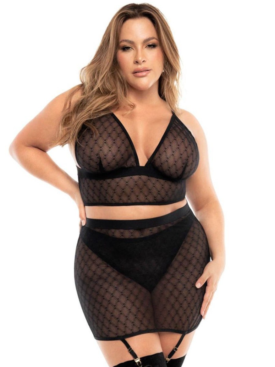 Plus Size Lingerie Forever Yours Lingerie | Mapale 3 Piece Set