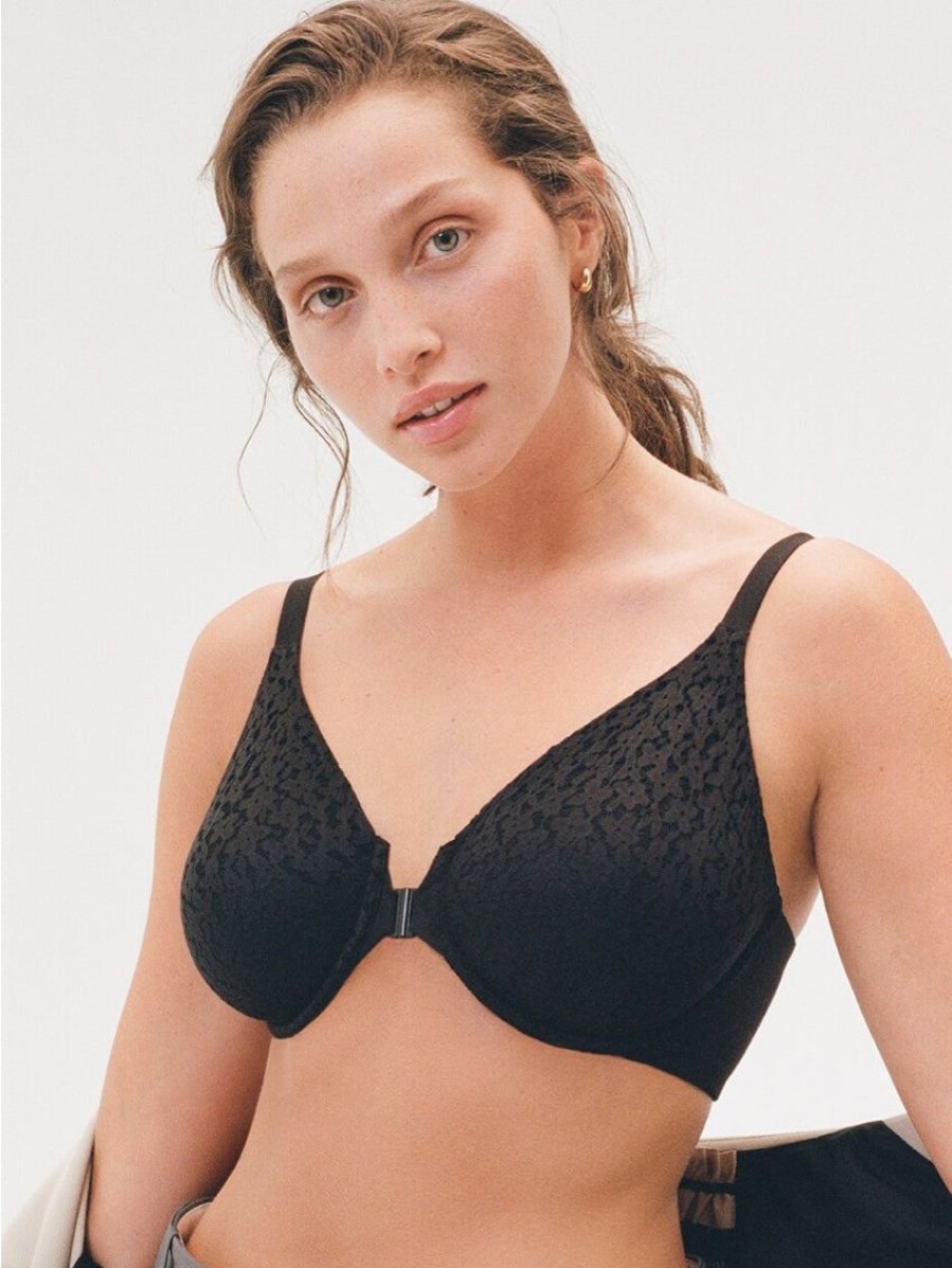 Bras Forever Yours Lingerie Plunge & Push-Up | Chantelle Norah Front Closure Bra