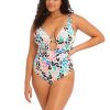 Swim Forever Yours Lingerie Non&Underwire | Elomi Party Bay Plunge One Piece Swimsuit