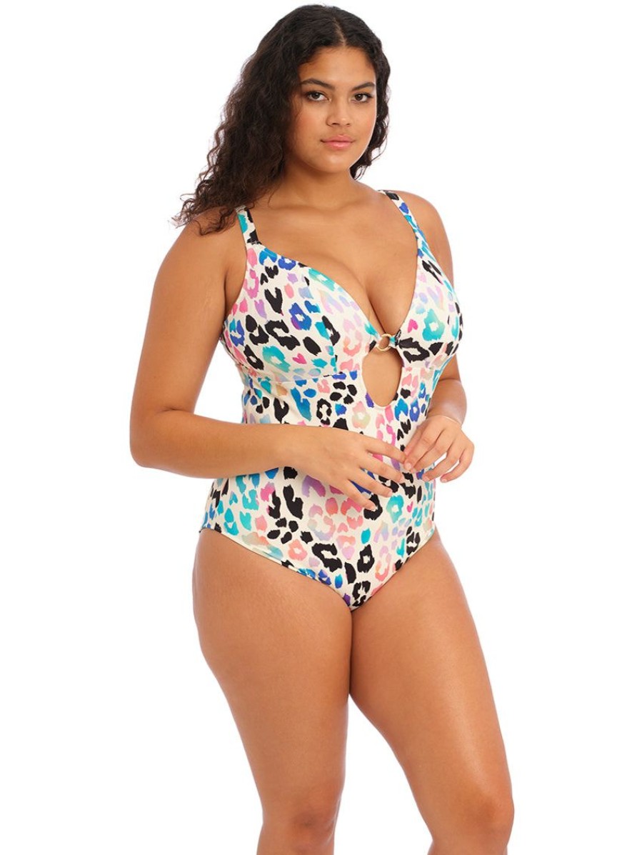 Swim Forever Yours Lingerie Non&Underwire | Elomi Party Bay Plunge One Piece Swimsuit