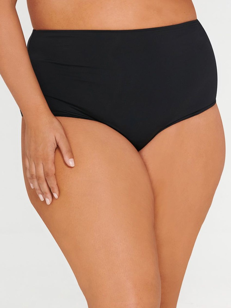 Swim Forever Yours Lingerie | Everyday Sunday Hi-Waist Plus Swim Bottoms