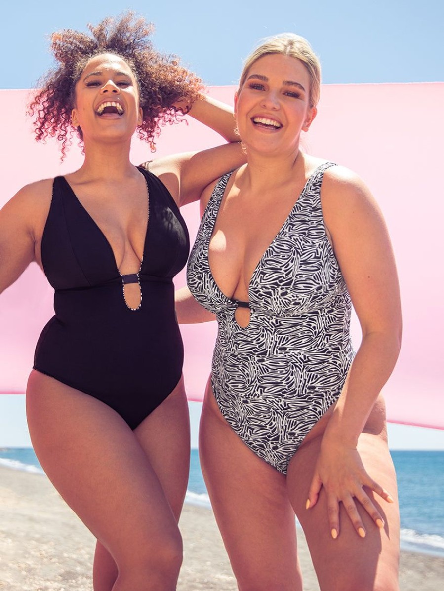 Swim Forever Yours Lingerie Non&Underwire | Curvy Kate Sundown Reversible One Piece Swimsuit