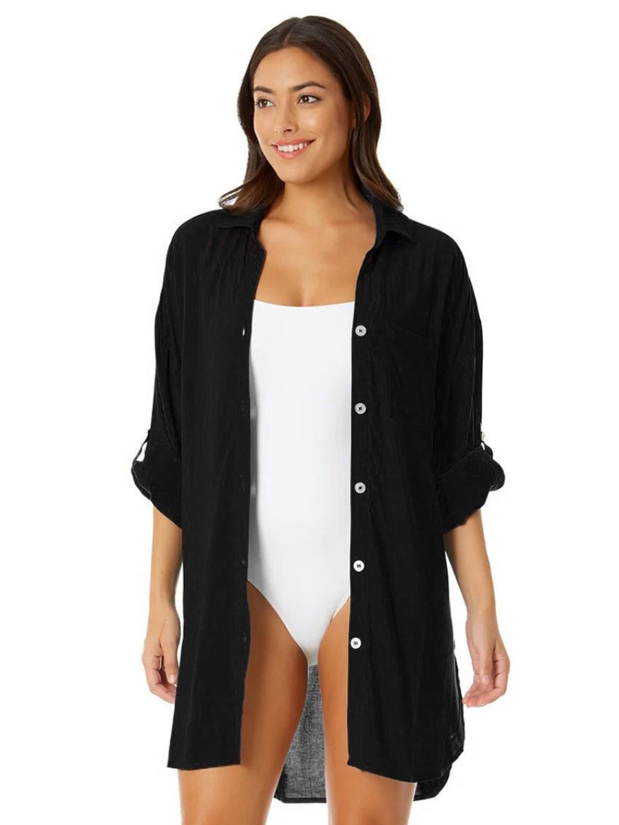 Swim Forever Yours Lingerie | Anne Cole Boyfriend Swim Cover Up