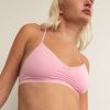 Bras Forever Yours Lingerie Bralettes | Blush Micro Lace Trim Bralette