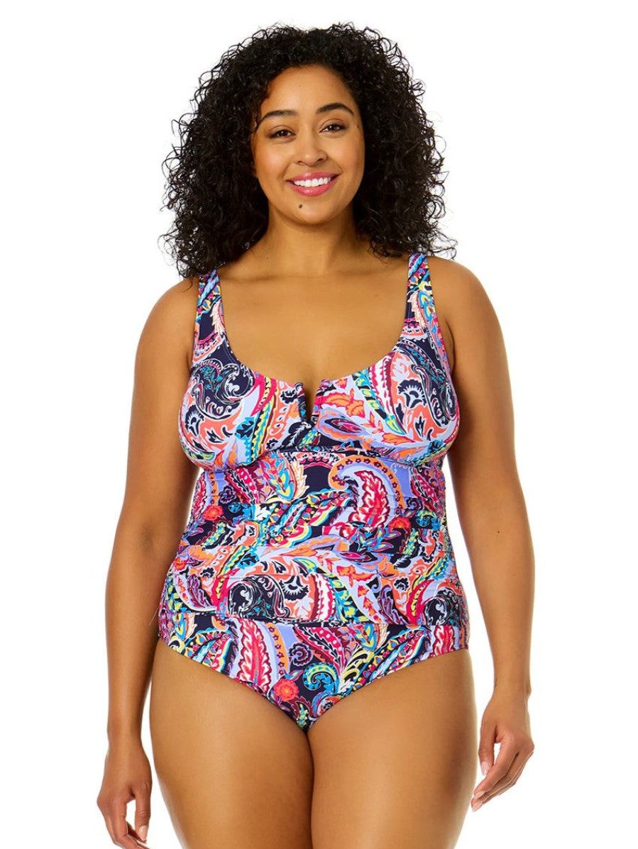 Swim Forever Yours Lingerie Underwire | Anne Cole V-Wire One Piece Swimsuit