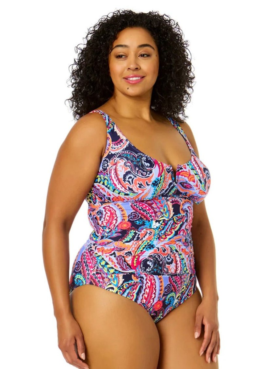 Swim Forever Yours Lingerie Underwire | Anne Cole V-Wire One Piece Swimsuit