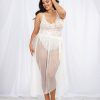 Plus Size Lingerie Forever Yours Lingerie | Dreamgirl Bodysuit And Skirt