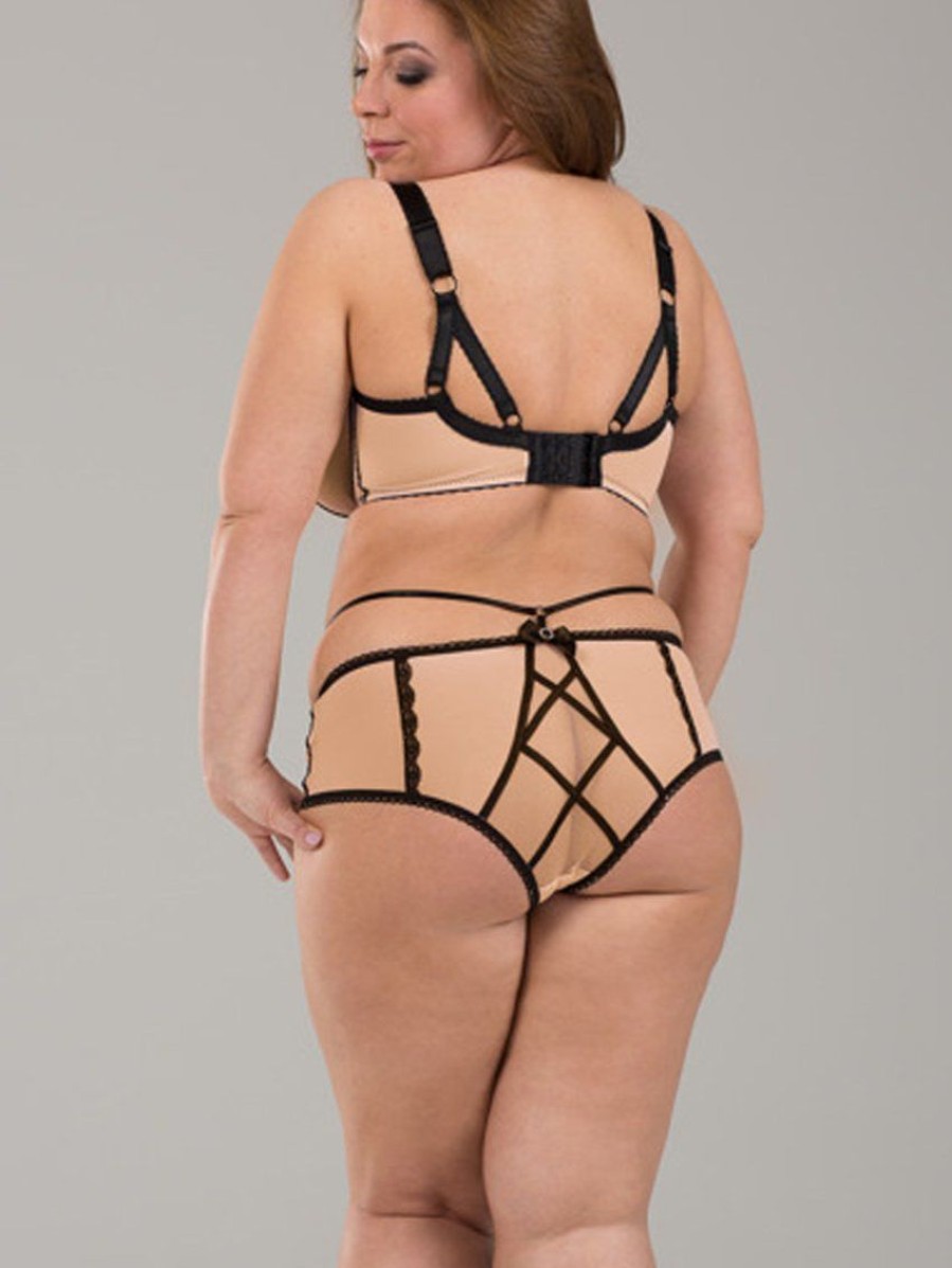 Bras Forever Yours Lingerie Plus Size | Ewa Michalak Strappy Tulle Bra - Sm Style