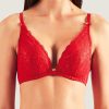 Bras Forever Yours Lingerie Sexy & Lacy | Aubade Rosessence Triangle Plunge Bra