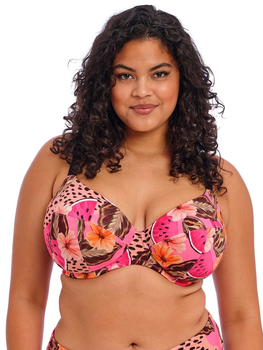 Swim Forever Yours Lingerie Underwire | Elomi Cabana Nights Plunge Bikini Top