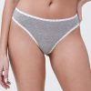 Panties Forever Yours Lingerie | Skarlett Blue Adorned Cotton Thong