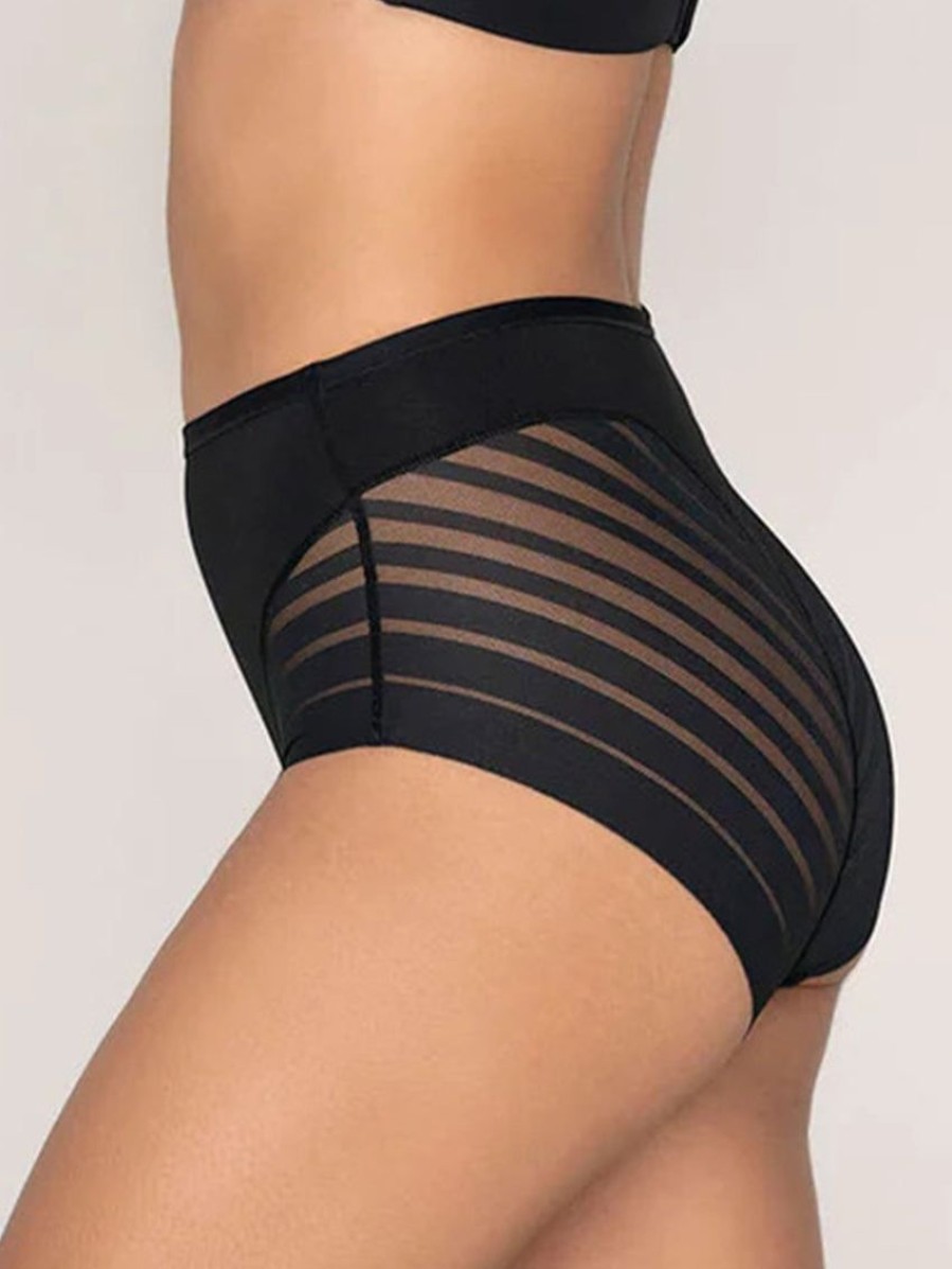 Accessories Forever Yours Lingerie Shapewear | Leonisa Lace Stripe Shaper Panty